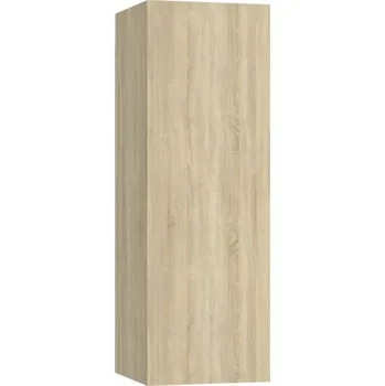 Televizní stolek Závěsná TV skříňka dub sonoma, 30,5x30x90 cm, dřevěný materiál