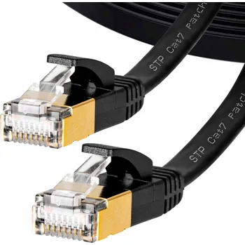 Síťový kabel Síťový kabel Vayox S/FTP Cat 7 černý 1,5 m