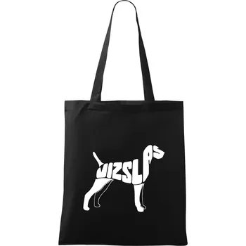 Nákupní taška Maďarský ohař - Taška bavlněná - 42 x 38 cm ( Černá )