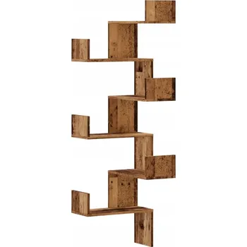 police Dřevěná police GV1 1,1 x 1,1 cm dub