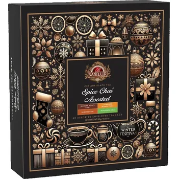 Čaj BASILUR Christmas Spice Chai Assorted 40x 2 g