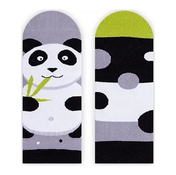 Pánské oblečení Barevné Ponožky Kotníkové Ponožky NANUSHKI Lazy Panda 36-39