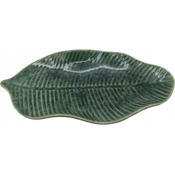 MISKA talíř PODNOS na servírování HERBE keramický, dlouhý 28 cm