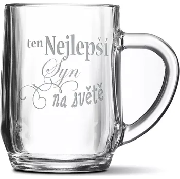 Sklenice Sablio Půllitr Ten nejlepší syn na světě: 0,5