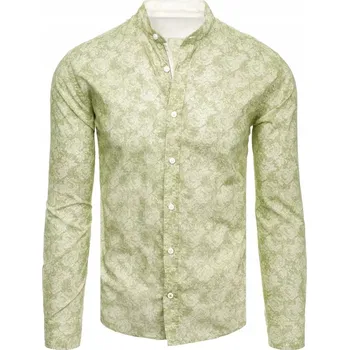 Pánská košile Dstreet pánská košile DX2303 slim střih, dlouhý rukáv, bavlna, velikost XXL