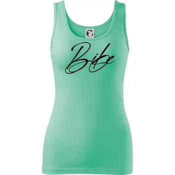 Dámské tričko Nápis bike - Dámské tílko - L ( Mátová )