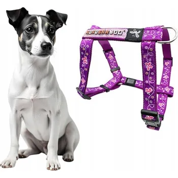 Postroj pro psa POHODLNÉ FIALOVÉ BEZTLAKOVÉ POSTROJE GUARD PRO PSA, NASTAVITELNÉ, VELIKOST M