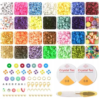 Dětské navlékací korálky Korálky pro výrobu šperků a náhrdelníků - sada