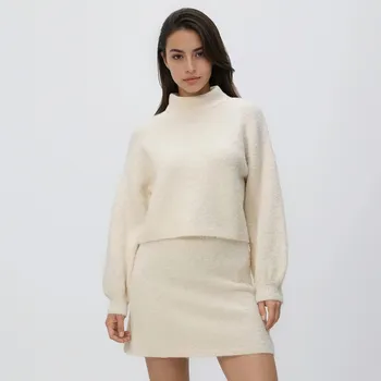 Dámské oblečení Reserved - Žerzejová minisukně - tělová - 534HH-02X - 534HH-02X-M