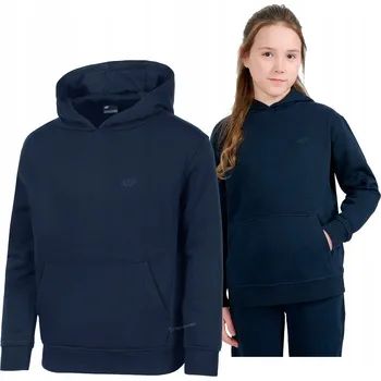 Chlapecká mikina Dětská mikina 4F polyester , černá, velikost 164