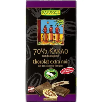 Čokoláda Rapunzel Bio hořká čokoláda 70% RAPUNZEL 80 g