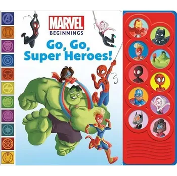 Umění Marvel Beginnings Go Go Supernheroes Sound Listen & Learn P I Kids