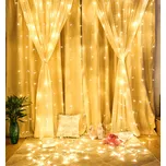 Vánoční závěs 3 x 2 m 200 LED teplá bílá