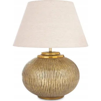 Lampička Stolní lampa Artpol Pery béžová, zlatá 60 W