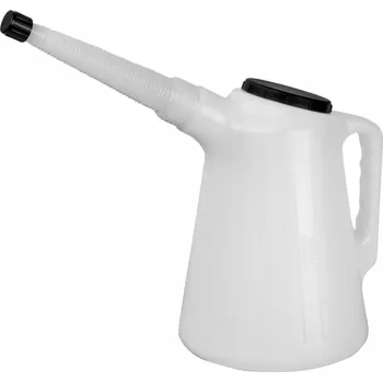 Kanystr Nalévací hubice pro kanystr na olej, palivo, s víčkem, plastová, 5 litrů