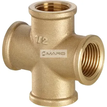 Fitinka Kříž mosazný 1/2", 8180 M04000000