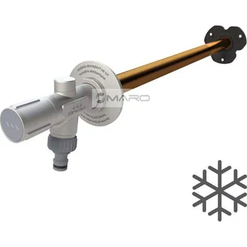 Instalatérský materiál Kemper Ventil zahradní nezámrzný Frosti XL SET, stavební hloubka 150 - 530 mm, DN20, 3/4", chrom, 5780502000