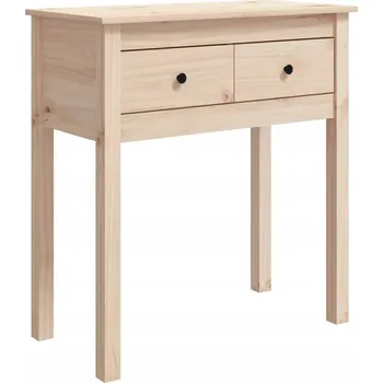 Konferenční stolek Klasický konzolový stolek z masivního borovicového dřeva, 70x35x75 cm