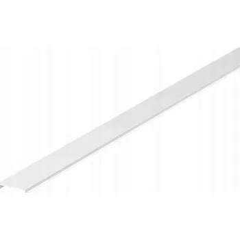 LED profil SLV – plochá lišta, krycí, 3 m, bílá