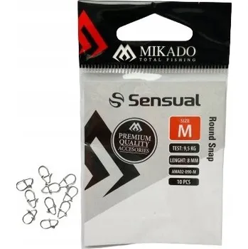 Otočná karabinka Mikado Round Snap M