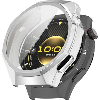 Příslušenství k chytrým hodinkám VSECHNONAMOBIL 128825 TPU FULL COVER Kryt pro Huawei Watch GT 6 Pro 46mm stříbrný