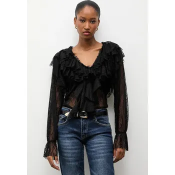 Dámská halenka Halenka Answear.LAB dámská, černá barva 93710.iok 99X, vel. M