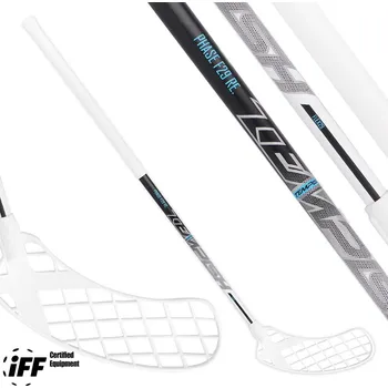 Hokejka TEMPISH Florbalová hůl PHASE F29 NB RE, pravá 95cm BÍLÁ|MODRÁ|ČERNÁ