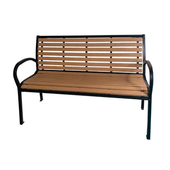 Zahradní lavice ZAHRADNÍ LAVICE 125 x 60 x 80 CM HNĚDÁ *0865