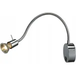 SLV 146692 DIO FLEX PLATE nástěnné svítidlo, chrom, GU10, max. 50W