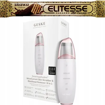 Elektrický čistič pleti Geske Kavitační peeling 9v1 s aplikací pro zpevnění a čištění pleti