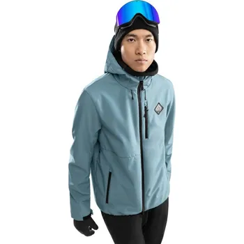 SIROKO Pánská snowboardová bunda W2 Beluga Ocelově Modrá S MODRÁ