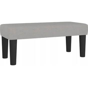 Zahradní lavice Multifunkční lavice s pěnou, světle šedá, 70x30x30 cm