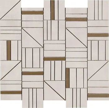 Obklad Ragno Resina Mozaika Grigio Forme 40 x 43 cm, matná, R7LQ