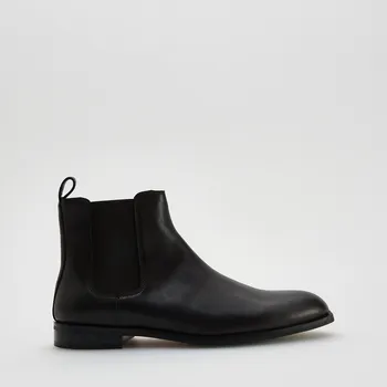 Pánské kalhoty Reserved - Kožené boty chelsea - tmavě hnědá - 562FF-89X - 562FF-89X-45