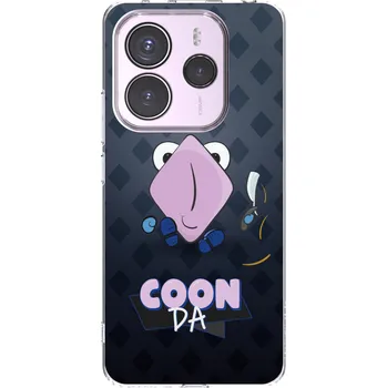 Pouzdro na mobilní telefon Picasee silikonový průhledný obal pro Xiaomi Redmi Note 14 5G - COONDA holátko - tmavá