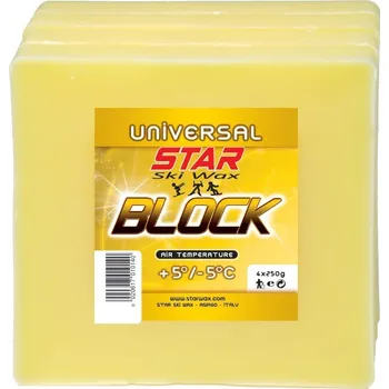 Lyžařský vosk Star Ski Wax Block universal 4x250g