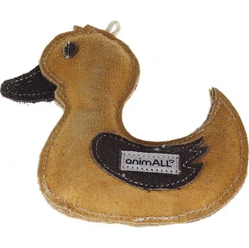 Hračka pro psa animALL Kachna kůže natural 16,5 × 16,5 cm