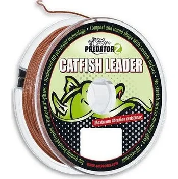 Šňůra-Catfish Leader - brown/15 m/1,30 mm/160 kg