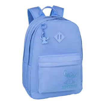 Školní batoh Colorino batoh Scout, Stitch, 17\", 3 kapsy, modrý