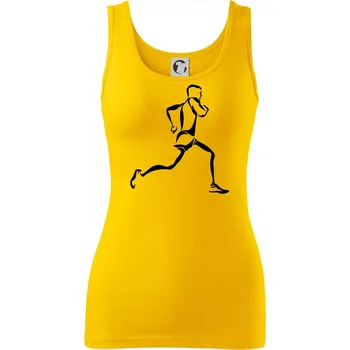 Dámské tričko Běžec - Dámské tílko - XS ( Žlutá )