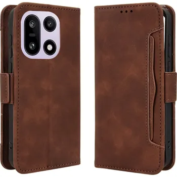 Pouzdro na tablet VSECHNONAMOBIL 128729 Peněženkový obal s přihrádkou pro OnePlus 15 hnědý