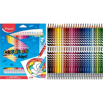 Pastelka Maped Color'Peps Oops! 24 Pastelky s gumou