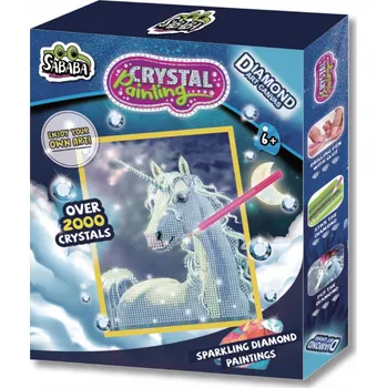 kreativní sada Kreativní sada pro vykládání Strigo Diamantový obrázek Jednorožec