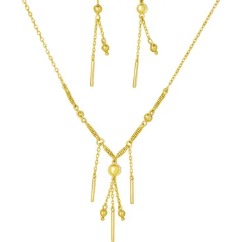 Souprava šperků Bižuterní souprava zlacená Valore