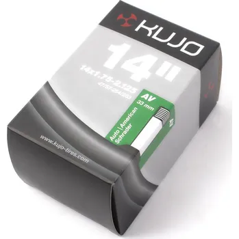 Duše na kolo KHEBIKES Cyklistická vnitřní trubka 14 palců KUJO x 1,75-2,125 palce AV