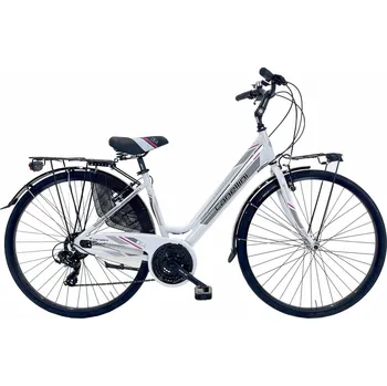 CANELLINI Dámské městské kolo Canellini DEA 21 rychlostí M BÍLÁ|RŮŽOVÁ 2025