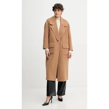 Dámský kabát Vlněný kabát Hale BOB 58MC742A hnědá 82X, vel. M
