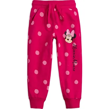 Dívčí tepláky DISNEY MINNIE PUNTÍKY růžové Velikost: 110