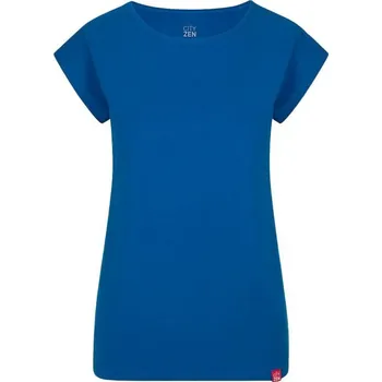 Dámské bavlněné triko CityZen Alta s elastanem a kimonovým rukávem Barva: Královská modrá, Velikost: 40
