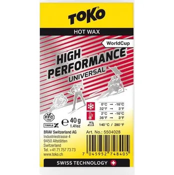 Lyžařský vosk Toko TripleX High Performance universal 40g